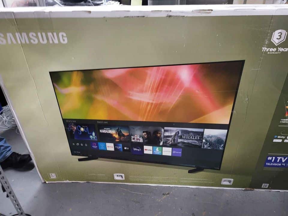 Samsung 85 Inch TV in box