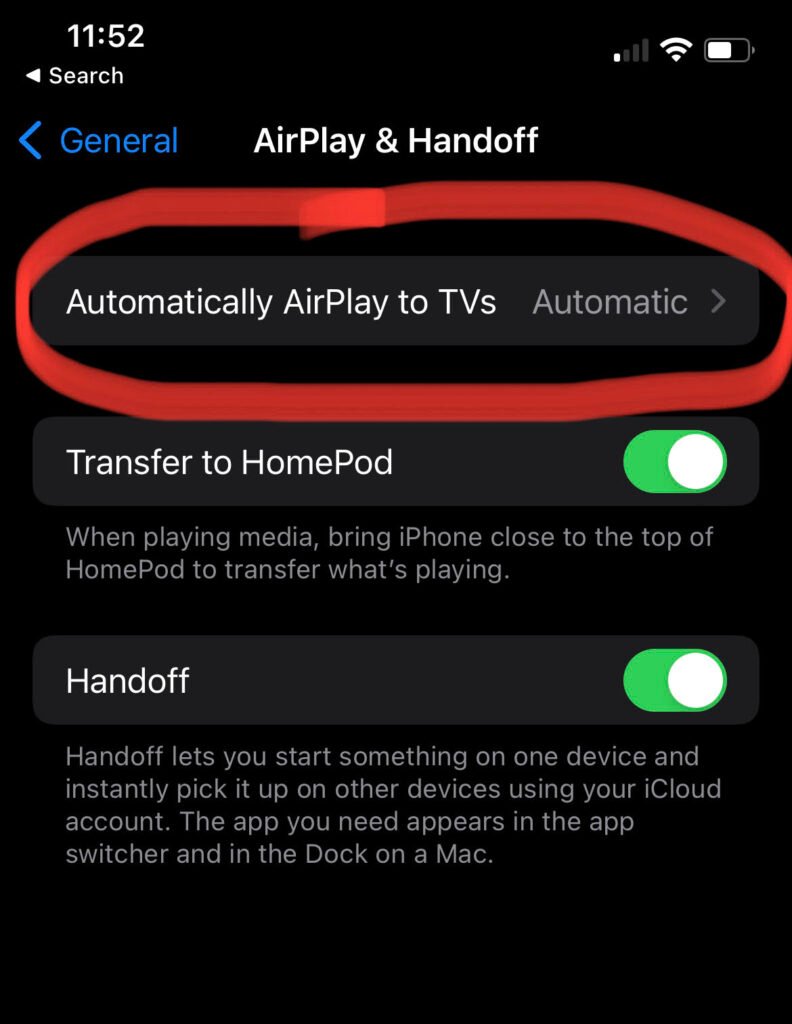 Cast Peacock to TV using Airplay
