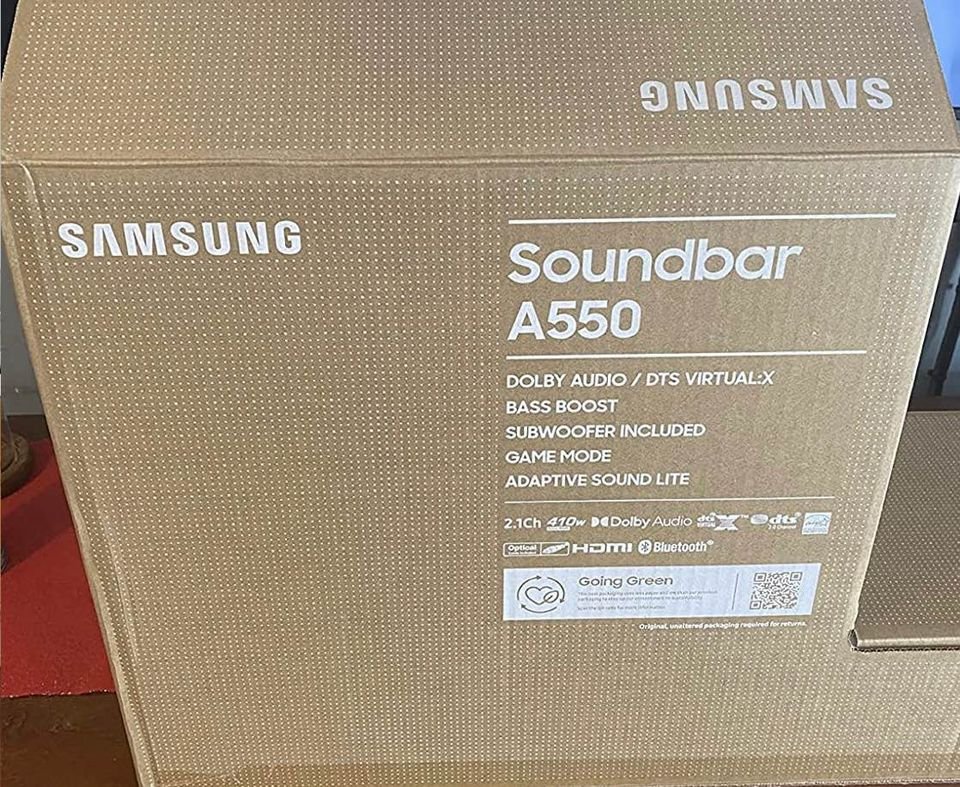 Samsung A550 Sound Bar in Box