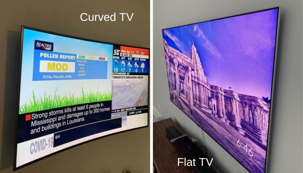Curved TV vs Flat TV
