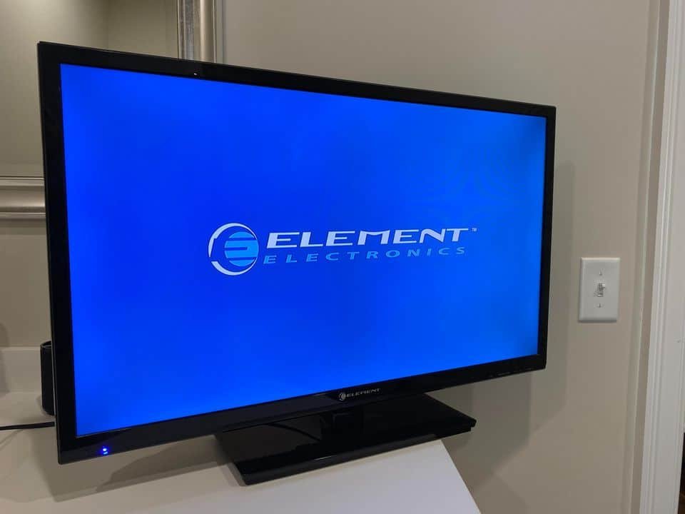 Turned on Element TV