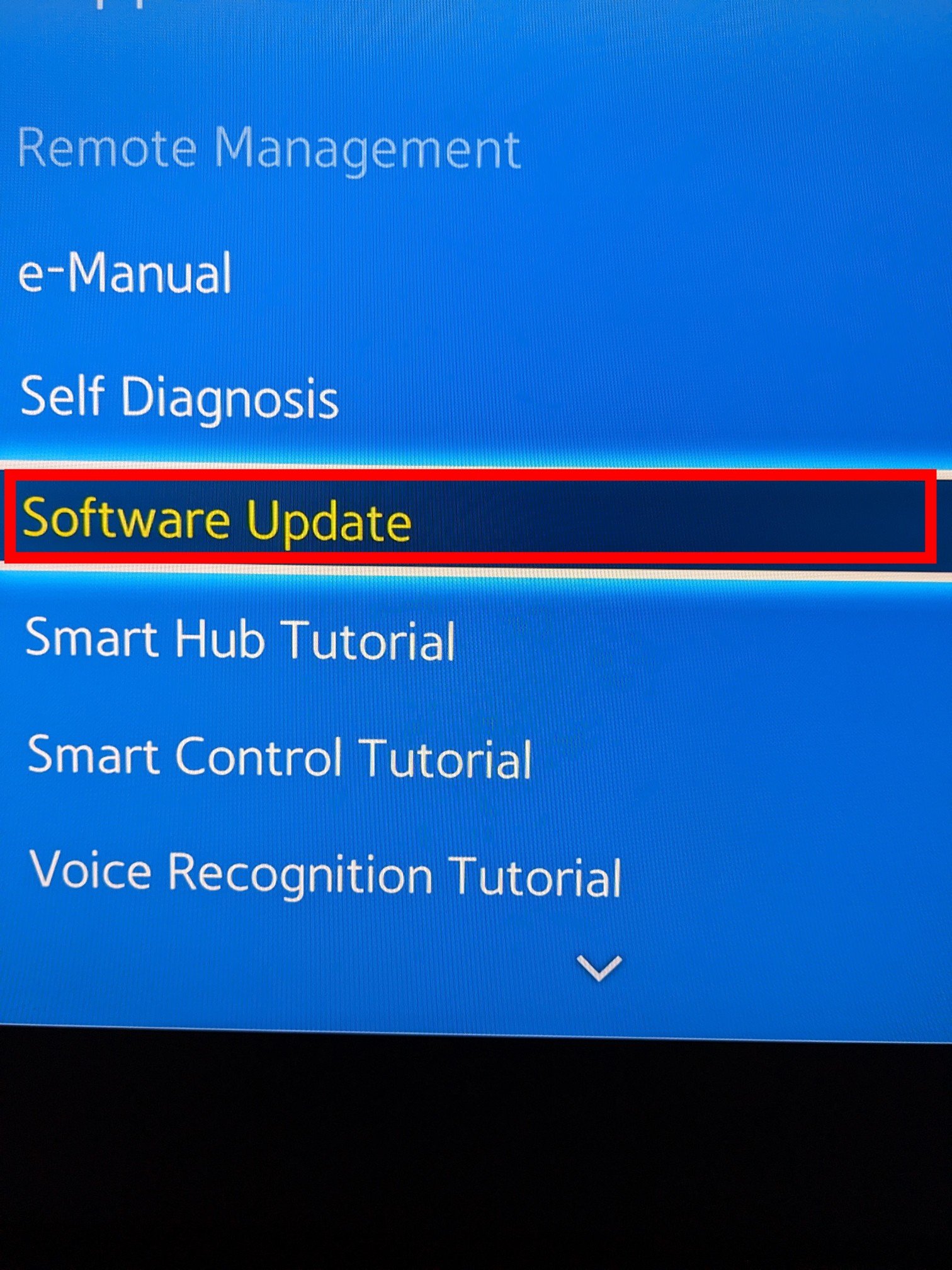 Software Update Samsung 